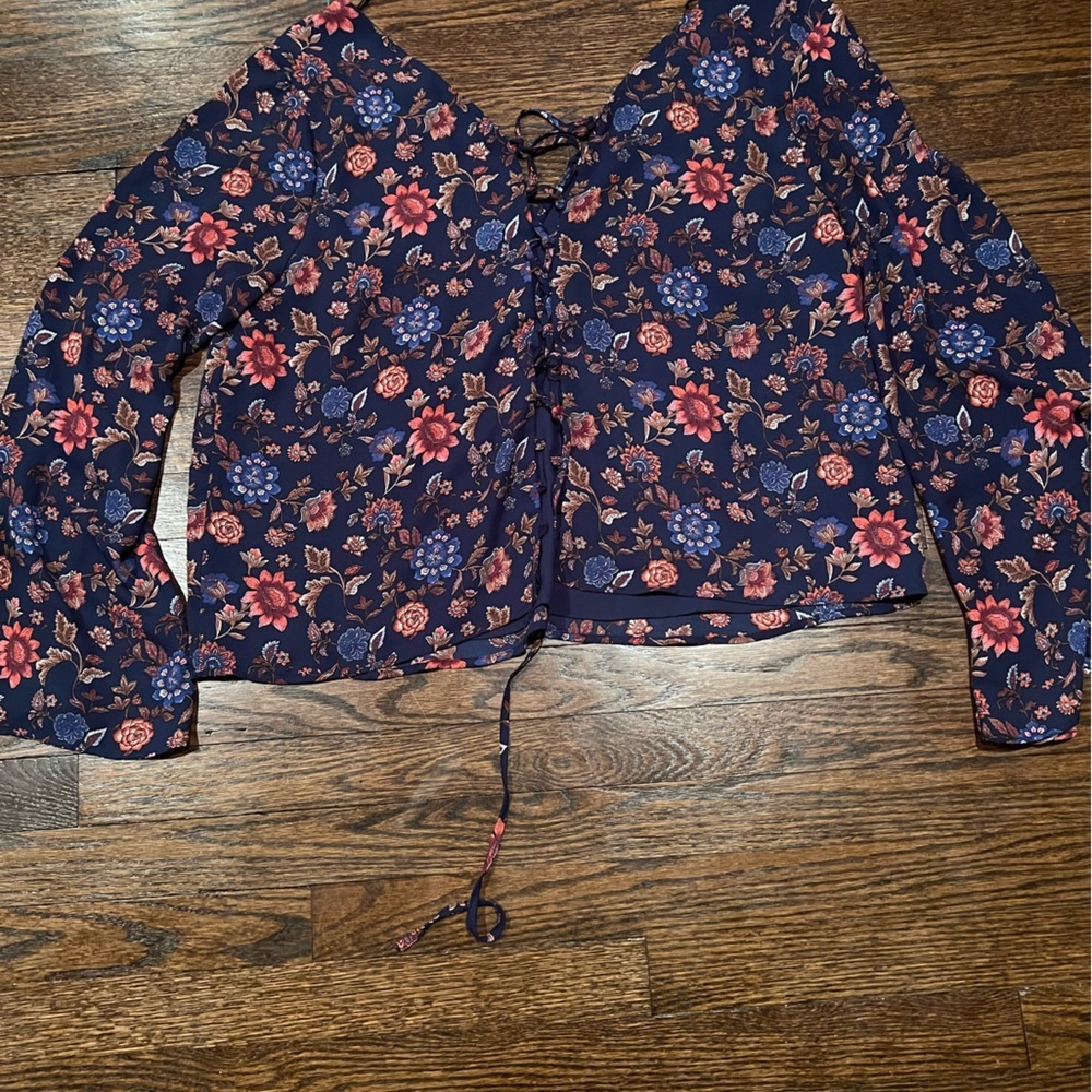 Forever 21 Women Floral Blouse Size 2XL
